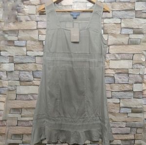 NWT Anthropologie Fleurette grey dress